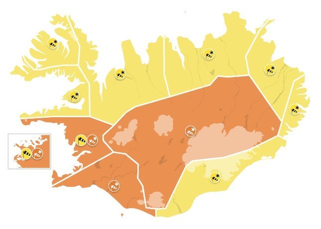Veðurviðvörun 26. mars 2026 - óvissa um skólahald