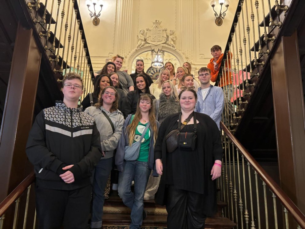 Nemendahópur í Madríd