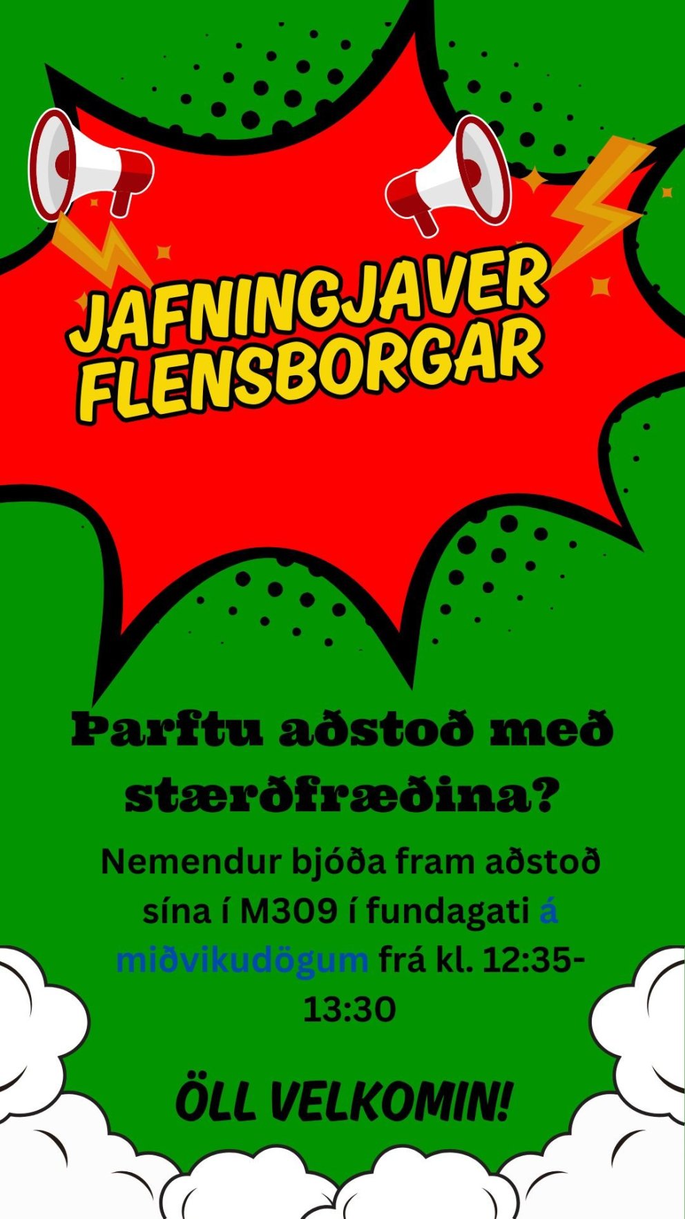 Öflugt starf hjá nemendum í fundahléi á miðvikudögum