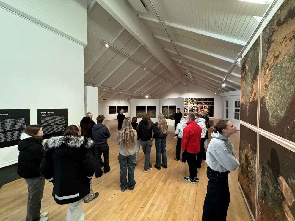 Mannfræðinemendur heimsækja Hafnarborg