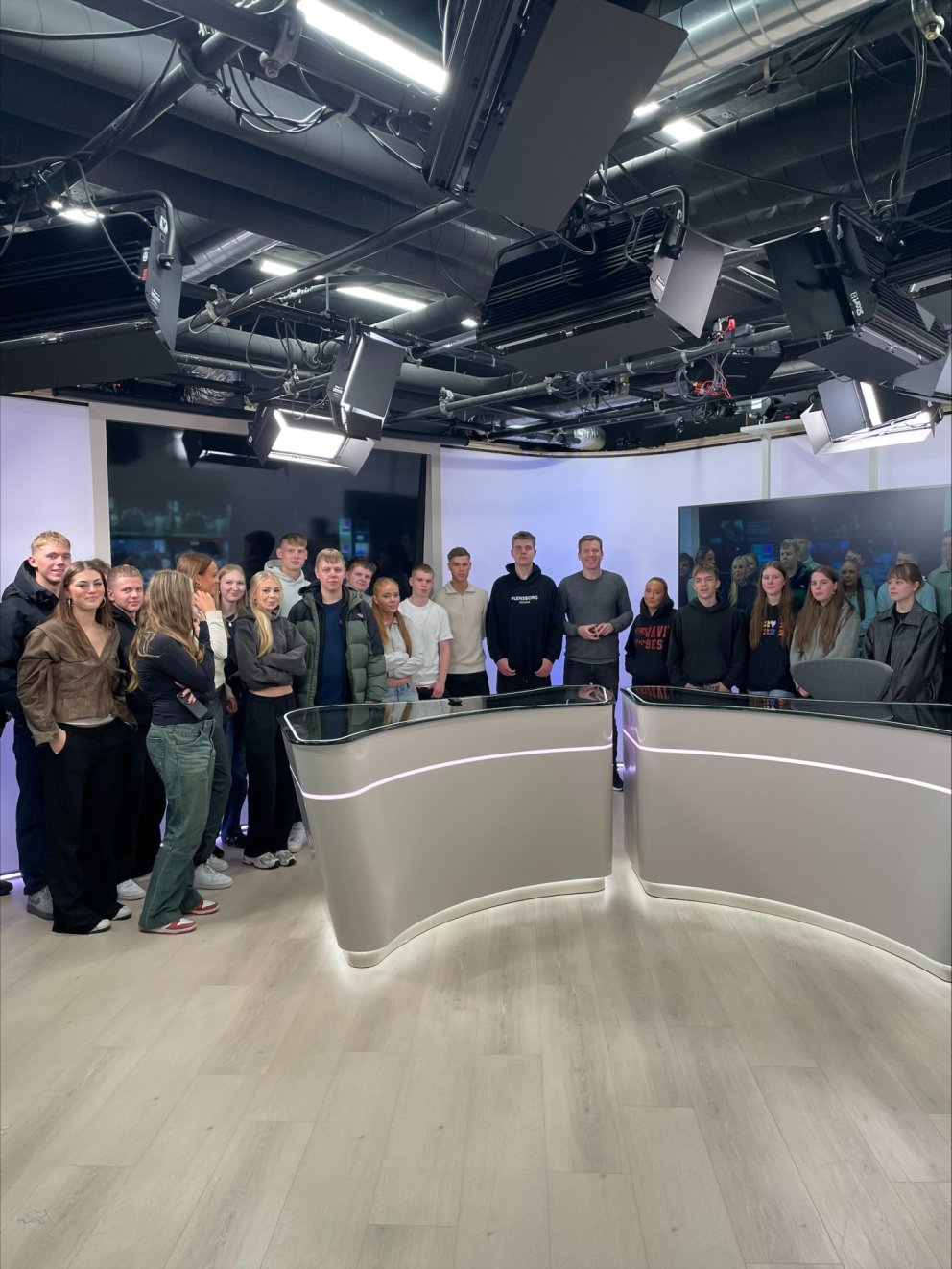 Heimsókn fjölmiðlafræðinema í Sýn