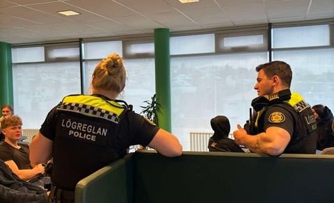 Heimsókn frá Samfélagslögreglu