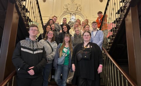 Nemendahópur í Madríd