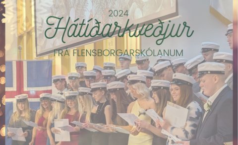 Hátíðarkveðjur frá Flensborgarskólanum