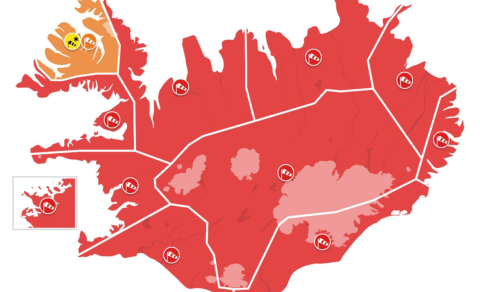 Kennt eftir hádegi fimmtudaginn 6. febrúar